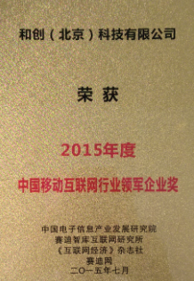 2015中國互聯網行業領軍企業 2015中國互聯網行業領軍企業